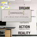 Office Decals, Motivational, Inspiring, Office Wall Art, Office Decor, Wall Decals, Wall Stickers, Office supplies, Typography, Wall Decor. 