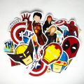 Marvel Hero Stickers for Kids/Teens fans, Waterproof DIY stickers for Decor, Laptop, Water Bottle, Car Cup, Computer, Guitar, Skateboard, Luggage and Bike Bumper etc. 
