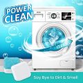Washing Machine Cleaning Tablets With 3x Power, Washing Machine Cleaning Tablet Descaling Powder Tablets Washing Machine Deep Cleaner Washing Machine Cleaner Tablet for Front Loader and Top Loader (12 Pcs). 