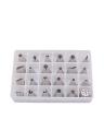 Pack Of 24 Pcs Nozzles With Cake Decorating Table And 100 Pcs Piping Bags. 