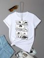 Heartstopper Leaves pattern print T Shirt 2022 Women Harajuku Casual Tees Shirts Aesthetic Nick and Charlie Romance Tshirts Tops. 