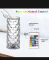 GST Crystal Diamond Touch Lamp With Remote 16 Colors Dimming Usb Rechargeable For Room Decor Aesthetic, For Bedroom Living Room Party Dinner. 