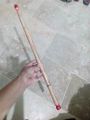 1 pcs 20 inch long sheesham Wooden Jhatki stick without cloth for use cleaning window dusting door and remove the flying bee wooden stick duster mosquito. 