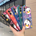 chenyyka for OPPO Find X2 Neo Case Fashion Tide Cartoon Cute Donald Duck Aesthetic Thin New Design Phone Case Side Square Edge Protection Softcase Pattern Silicone Casing Cover Shockproof Cases. 