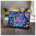 Sparkle Butterfly/Purple Butterfly/Galaxy Butterfly Laptop Skin Vinyl Sticker Decal, 12 13 13.3 14 15 15.4 15.6 inch Laptop Skin Sticker Cover Art Decal Protector Fits All Laptops (Digital Delights). 