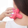 Mimo Mini Hand Electric Body Massager For Women and Girls Mini handy Full Body Massager Machine Portable Handled Triangle Vibrational Electric Massager USB Cable or 3 AAA Batteries AC DC. 