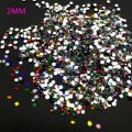 2MM Mix Color 3D Flat Rhinestones Nail Art Decoration Crystal. 