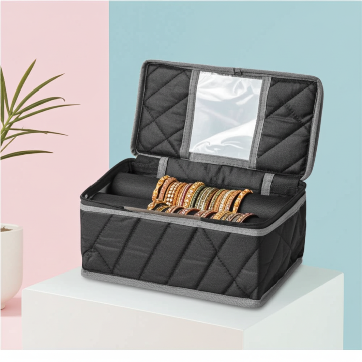 Customize%20Jewellery%20Organizer%20%E2%80%93%20Organizer%20%E2%80%93%20Storage%20Box%20%E2%80%93%20Storage%20Bag%20%E2%80%93%20Storage%20Organizer%20%E2%80%93%20Storage%20%E2%80%93%20Elegant%20Multi-Compartment%20Bangle%20Holder%20For%20Travel%20&%20Home%20Clutter%20Free%20Jewelry%20Storage%20Solution%20-%20Image%203