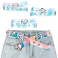 Fashion Transparent Women Belt Holographic Waistband Clear Waist Belt Metal Pin Buckle Laser Waist Belts for Women Belt. 