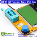 LCR-T4 ESR Transistor Diode Triode Capactitance MOS PNP NPN Tester Meter by elecrica( with 9v Battery ). 