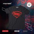 Superman Printed Cotton Half Sleeves O Neck T Shirt For Women. 