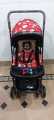 2 in 1 Handle 8 Big Wheels Pram For Kids With Food Tray Suitable For Newborn to 5 years Multicolors. 