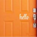 Welcome Hello Stencil Words Letters Front Door Sticker Room Accessories. 