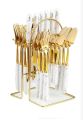 24pcs/Set Stainless Steel Cutlery Set with Holder & Gift Box. 