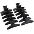 Monja 10 Pcs Pro Salon Black Butterfly Hair Claw Section Clip Clamps Plastic Hairpins Hairstyle Design Styling Tools Hairdressing Tool. 