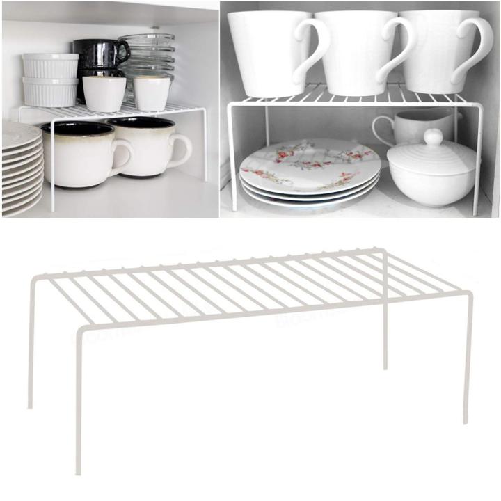 Kitchen Accessories Storage Inside Partition Cabinet Divider Desktop Rack Shelf Organizer