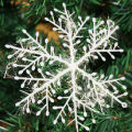 Christmas Snowflake Glitter Home Decor Hanging Xmas Snow Flake Pendant. 