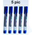 HAUSER Dream Gel pen 5 x 0.7mm Tip BLACK or BLUE Ink Quality Smooth Writing Gel Pens Easy Grip. 
