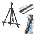 Tripod Metal Portable Easel for Canvases. 