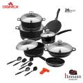 Sonex Die Cast Italia Cookware Set | 20 PIECES | Non Stick Set | Non Stick Cookware Set | Die Cast Cookware Set | Sonex Italia Gift Set. 