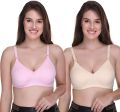 Front Opening Non Padded Breast Feeding Maternity Nursing Cotton Bra. 