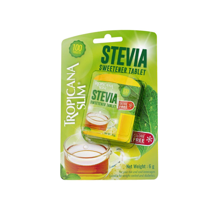 Tropicana Slim Stevia 100 Tab Keto Approved (Imported & Halal) - For Keto Diet