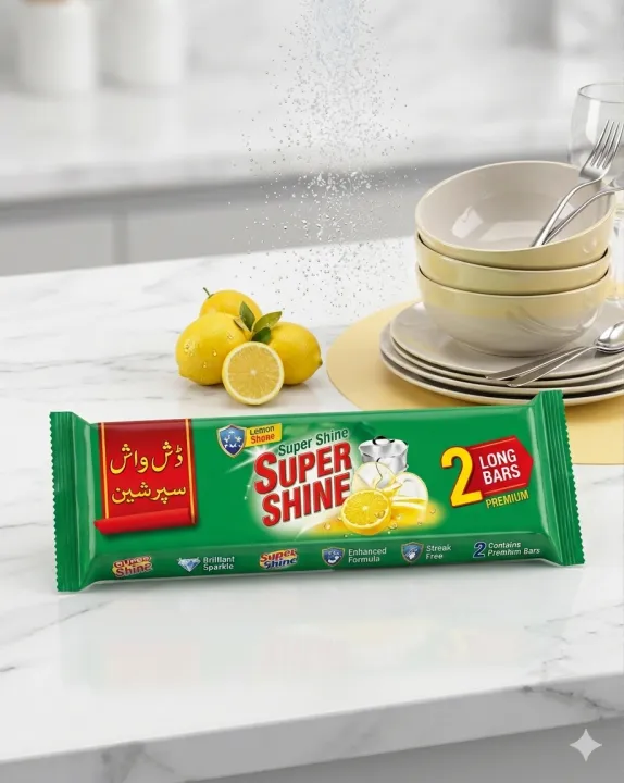 Super Shine Dish Cleaner Bar | Lemon Fresh Dish Wash Soap | Daraz.pk