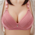 Non Wired Brazier for Women Plain Foam Padded Lifting Bras for Girls with Adjustable Straps and Back Closure for B and C Cups. 