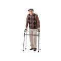 Lightweight IRON Folding Walker for Seniors, Adult Walker, Portable Medical Walker with Adjustable Height, 30-37 Inches, Senior Walker and Walker for Adults, Foldable. 