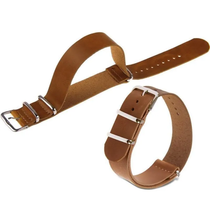 18mm/20mm/22mm%20Leather%20Wrist%20Watch%20Band%20Strap%20Mens%20Stainless%20Steel%20Pin%20Buckle%20Light%20Brown-22mm%20-%20Image%203
