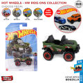 Diecast Hotwheels 2021,22 Hw Ride-ons Die Series - Let's Go, Bogzilla, Fig Rig, Pixel Shaker, Kick Kart, The Hot Wheel Metal Car Collectors Toys. 
