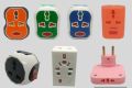 Universal Multi Travel Adapter in Different Design Shape and Multi Color 3 In 1 Extension Power Adapter Extension Lead  180 Degree Rotating Wall Socket Multi Plug  Shoe US UK AU EU Socket Converter Switch Light Plug Power Plug Flat and Round Pin Adapter. 