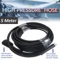 High Pressure Hose for Pressure Washers - 5 meter Threaded - 1 end M22 - 1 end M14 - for some Hyundai, Anlu, etc models - ask us for compatibility. 