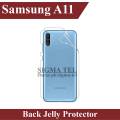 Samsung Galaxy A11 Back Jelly Protector Clear Soft Protection Film Transparent Hydrogel Film Protector. 