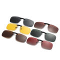 Gradient Clip-on Sunglasses Anti-glare Clip-ons Unisex Frameless Polarized Clip-on UV Protection Lightweight Anti-glare Sunglasses Lenses for Driver's glasses accessories Sunglasses accessories for men and women Outdoor sun protection glasses Fashion. 