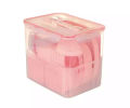 Limon 8 persons Picnic Set 85-Pieces Plastic  Party ( Iran ) Pink White Gray Beige. 
