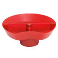 Dinner Plate with Dividers Dinner Plate Divided Plates 3-in-1 Detachable Straw Hole Easy to Clean All-in-one Tray Bowl Food Container for Snacks Drinks Snack Bowl with Removable Base. 