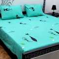 King Size Double  Cotton Bedsheets for Kids Room  Cartoon Printed Bedsheets. 