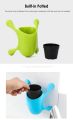 1Pcs Mini Creative Multifunctional Office Flower Pots Wall Mounted Window Vase Desktop Pen Holders Desktop Storage Decoration- Multi. 