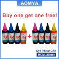 Printer dye ink refill for Canon Pixma MG3640s MG2540 MG5740 MG4250 MG5750 all printers , CISS Ink Cartridges 100ml*8 bottles Mascaraara. 