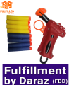 Nerf Blaster Toy with 8 free foam dart blasters NERF & Blaster Toy Nerf N Strike Game Amazing Nerf Toy. 