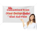 Personlized Panafle PVC Banner Print | Size: 5x3 Feet (60x36 Inches). 