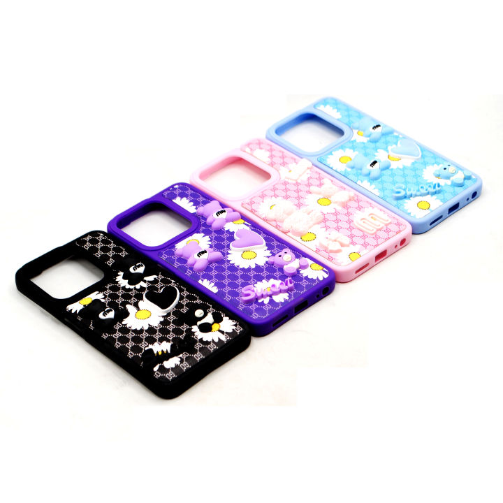 Tecno Spark 10c New Style Back Cover Fancy Flowers Case Sweet Style Cover For Tecno Spark 10c