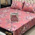 Bed Sheets King Size double bed Export Quality, Color Warranty, 3 pieces One bed sheet 2 pillow cover. 