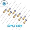 50,100,200,500,1000,PCS 680K Ohm 1/4 Watt 5% Carbon Film Resistor Through Hole In Pakistan. 