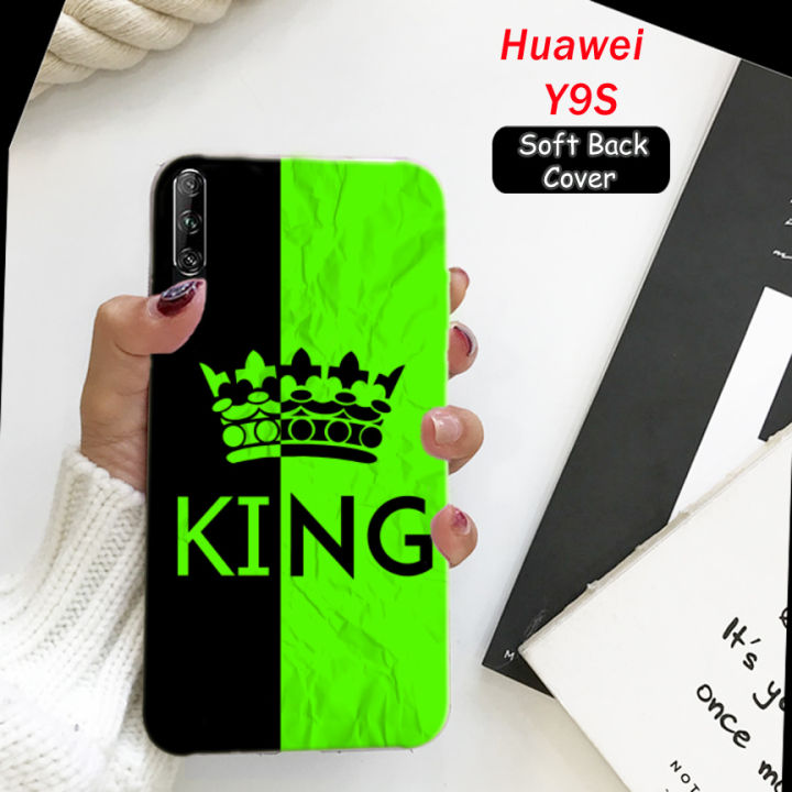 Huawei Y9S Back Cover Green - King 2Gud Soft Phone Case For Boys
