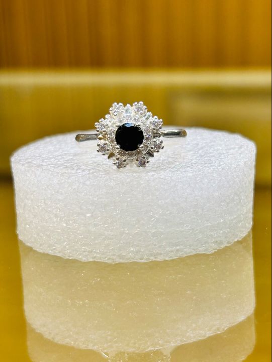 Chandi Ring Ladies 925 Silver Italian Ring Women Ladies Ring Ring Chandi Pure Silver Royal Stone YouTube Channel Daraz.pk