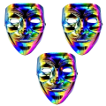 Buy Multicolor Hacker Mask – V for Vendetta Halloween Masquerade, Horror Ghost, Joker Mask – Best Online Deal. 