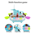 2 in 1 Fishing Hero Toy Set, Fishing Game with Penguin Slide with Sound and Music for Kids. 