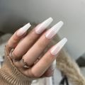 Kween Gel Nail Polish Milky Calm White Gel Nail Polish Nail Art French Nail Gel Polish UV Gel LED Soak Off Manicuring Varnish. 